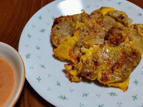 豚ヒレ肉のピカタ　オーロラソース